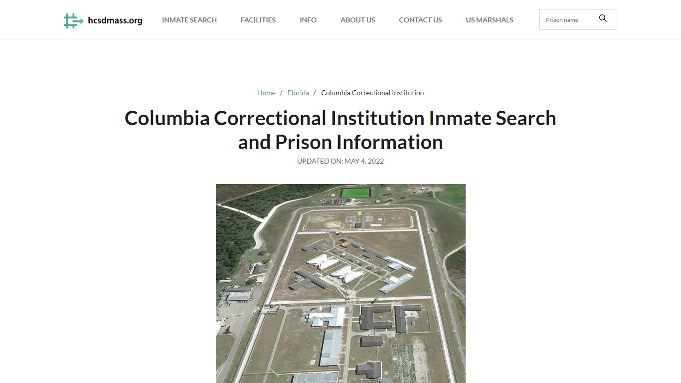 Columbia Correctional Institution Inmate Search ...