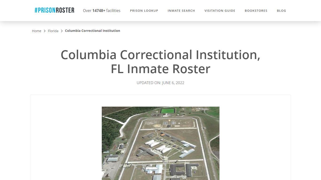 Columbia Correctional Institution, FL Inmate Roster